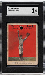 1915 E145 Cracker Jack #38 Charles Dooin SGC POOR 1
