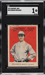 1915 E145 Cracker Jack #80 Edward Reulbach SGC POOR 1