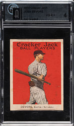 1915 E145 Cracker Jack #47 Josh Devore GAI VG-EX 4