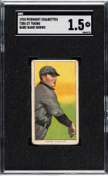 1909-1911 T206 White Border Cy Young Bare Hand Shows SGC FAIR 1.5