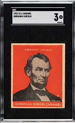 1932 R114 U.S. Caramel "Presidents" Abraham Lincoln SGC VG 3