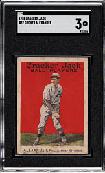 1915 E145 Cracker Jack #37 Grover Alexander SGC VG 3