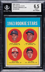 1963 Topps #537 Pete Rose Rookie BGS EX-MT+ 6.5