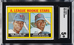 1967 Topps #569 Rod Carew Rookie SGC EX 5