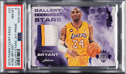 2013-2014 Panini Court Kings Gallery of Stars Jersey Basketball #27 Kobe Bryant Prime #5/5 PSA NM-MT 8