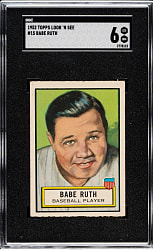 1952 Topps "Look 'n See" #15 Babe Ruth SGC EX/NM 6