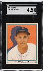 1941 R336 Play Ball #14 Ted Williams SGC VG/EX+ 4.5