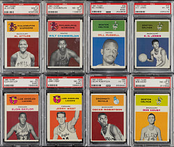 1961-1962 Fleer Basketball PSA-Graded Complete Set (66)
