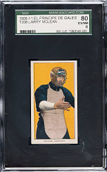 1909-1911 T206 White Border Larry McLean SGC EX/NM 80 - El Principe De Gales Back - 1 of 1 - Highest Graded!