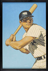 Mickey Mantle Original Painting by Arthur K. Miller
