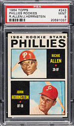 1964 Topps #243 Richie Allen Rookie PSA MINT 9