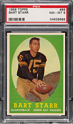 1958 Topps Football #66 Bart Starr PSA NM-MT 8