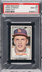 1965 Bazooka #5 Dean Chance PSA GEM MINT 10 - 1 of 3!