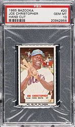 1965 Bazooka #20 Joe Christopher PSA GEM MINT 10 - 1 of 3!