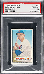 1966 Bazooka #13 Roy McMillan PSA GEM MINT 10 - 1 of 3!