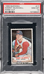 1966 Bazooka #17 Sammy McDowell PSA GEM MINT 10 - 1 of 5!