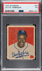 1949 Bowman #50 Jackie Robinson PSA POOR 1