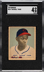 1949 Bowman #224 Satchel Paige SGC VG/EX 4