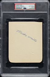 Vintage 1950s Mickey Mantle Signed Album Page - PSA/DNA