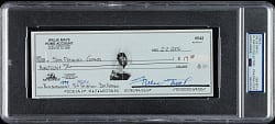 2006 Willie Mays Signed Check PSA/DNA NM-MT 8
