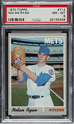 1970 Topps #712 Nolan Ryan PSA NM-MT 8
