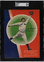 1937 Wheaties Series 9 Joe DiMaggio SGC VG 3
