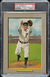 1911 T3 Turkey Red #82 Kitty Bransfield PSA VG 3 (MK)