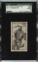 1911 T217 Mono Cigarettes Chet Chadbourn SGC EX/NM 80 - 1 of 1 - Highest Graded!