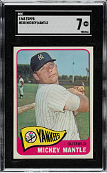 1965 Topps #350 Mickey Mantle SGC NM 7