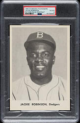 1955-1957 Brooklyn Dodgers Picture Pack Jackie Robinson PSA VG-EX 4