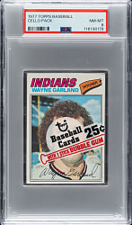 1977 Topps Unopened Cello Pack PSA NM-MT 8