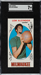 1969-1970 Topps Basketball #25 Lew Alcindor Rookie SGC NM 7