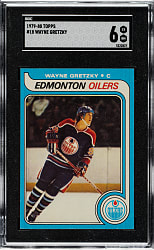 1979-1980 Topps Hockey #18 Wayne Gretzky Rookie SGC EX/NM 6