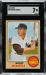 1968 Topps #280 Mickey Mantle SGC NM 7
