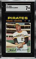 1971 Topps #630 Roberto Clemente SGC NM 7