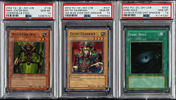 2002 Yu-Gi-Oh! Legend Of Blue Eyes White Dragon Super Rare PSA GEM MINT 10 Trio