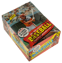 1980 Topps Unopened Wax Box (36 Packs) - BBCE - Rickey Henderson Rookie Year