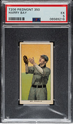 1909-1911 T206 White Border Harry Bay Southern Leaguer PSA EX 5