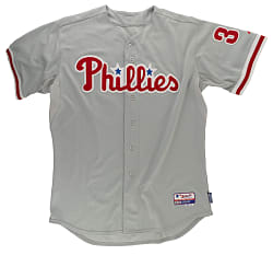 2013 Roy Halladay Philadelphia Phillies Game-Issued Road Jersey - MLB Authentication and Photomatched to September 29, 2013