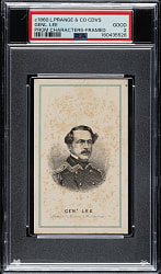 Circa 1860 L. Prang & Co. "Prominent Characters, Men of Times" General Robert E. Lee Framed PSA GOOD 2