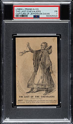 Circa 1865 L. Prang & Co. The Last of the Chevaliers - Capture of Jefferson Davis PSA POOR 1 - The ONLY PSA-Graded Example!