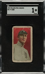 1909 E95 Philadelphia Caramel Ty Cobb SGC POOR 1
