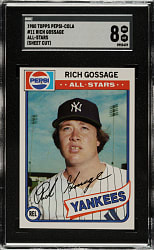 1980 Topps Pepsi-Cola All-Stars #11 Goose Gossage SGC NM/MT 8