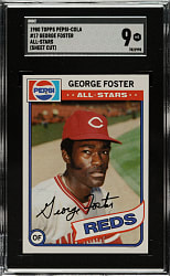 1980 Topps Pepsi-Cola All-Stars #17 George Foster SGC MINT 9