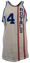 1966-1967 Oscar Robertson Cincinnati Royals Game-Used Home Uniform MEARS A10