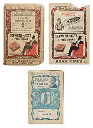 1905, 1917, and 1920 Boston Red Sox Program Trio with Babe Ruth