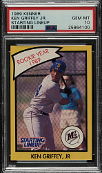 1989 Kenner Starting Lineup Ken Griffey Jr. Rookie PSA GEM MINT 10