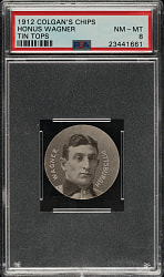 1912 E270-2 Colgan's Chips "Tin Tops" Honus Wagner PSA NM-MT 8