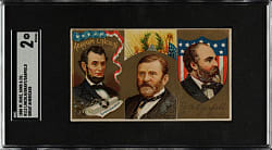 1888 N112 Duke "Great Americans" Lincoln/Grant'Garfield SGC GOOD 2