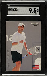 2003 Netpro Elite Tennis #4 Andre Agassi SGC MINT+ 9.5